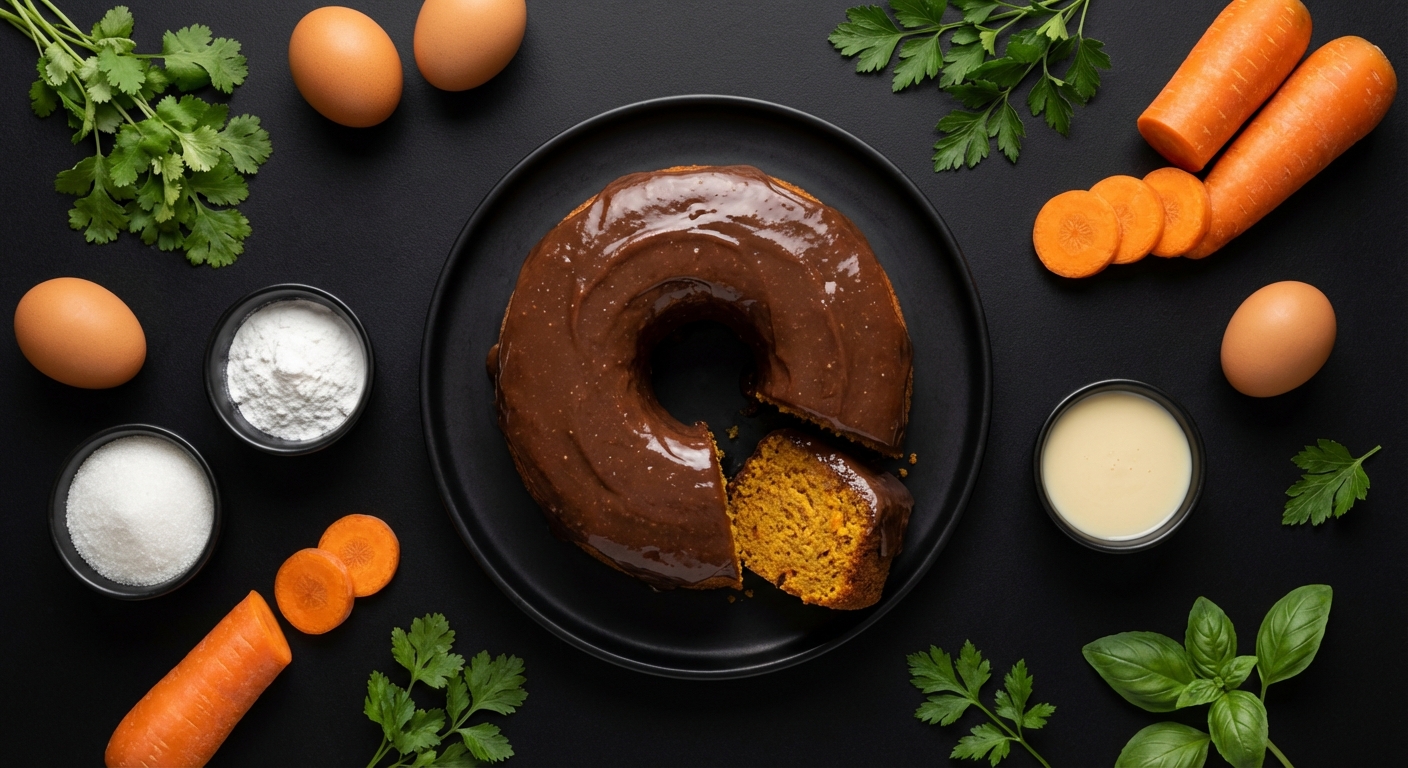 Bolo de Cenoura com Brigadeiro