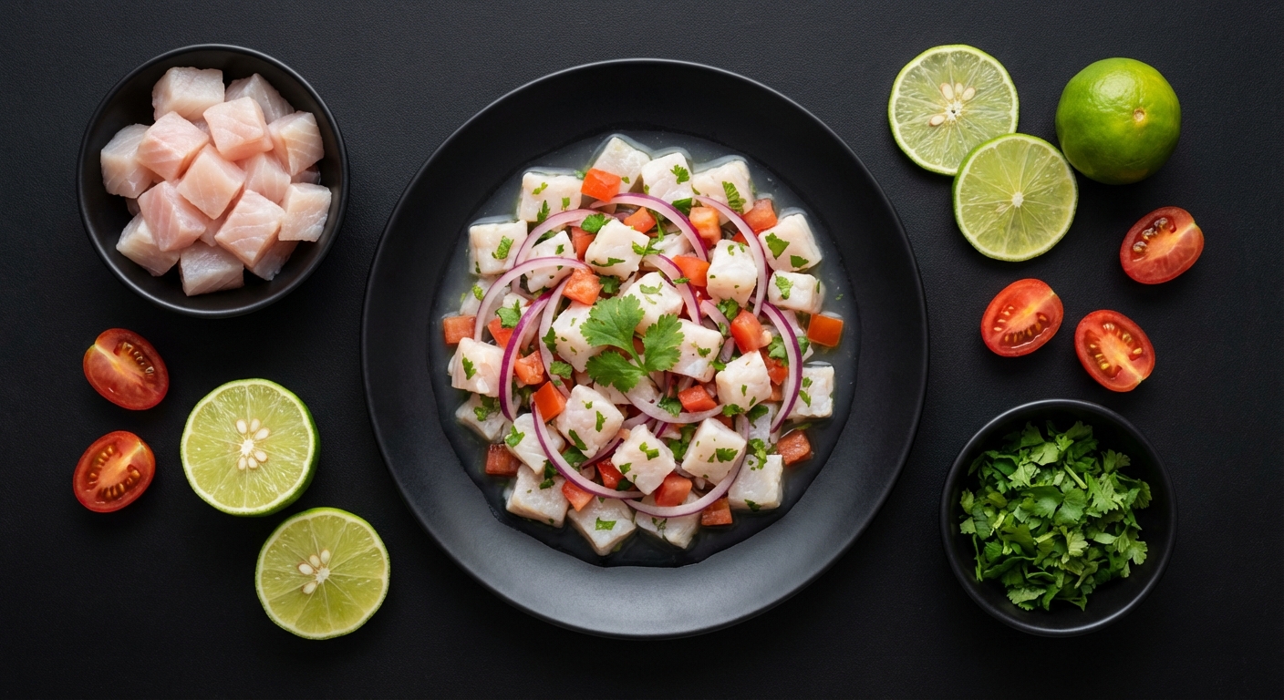 Ceviche de Peixe Branco