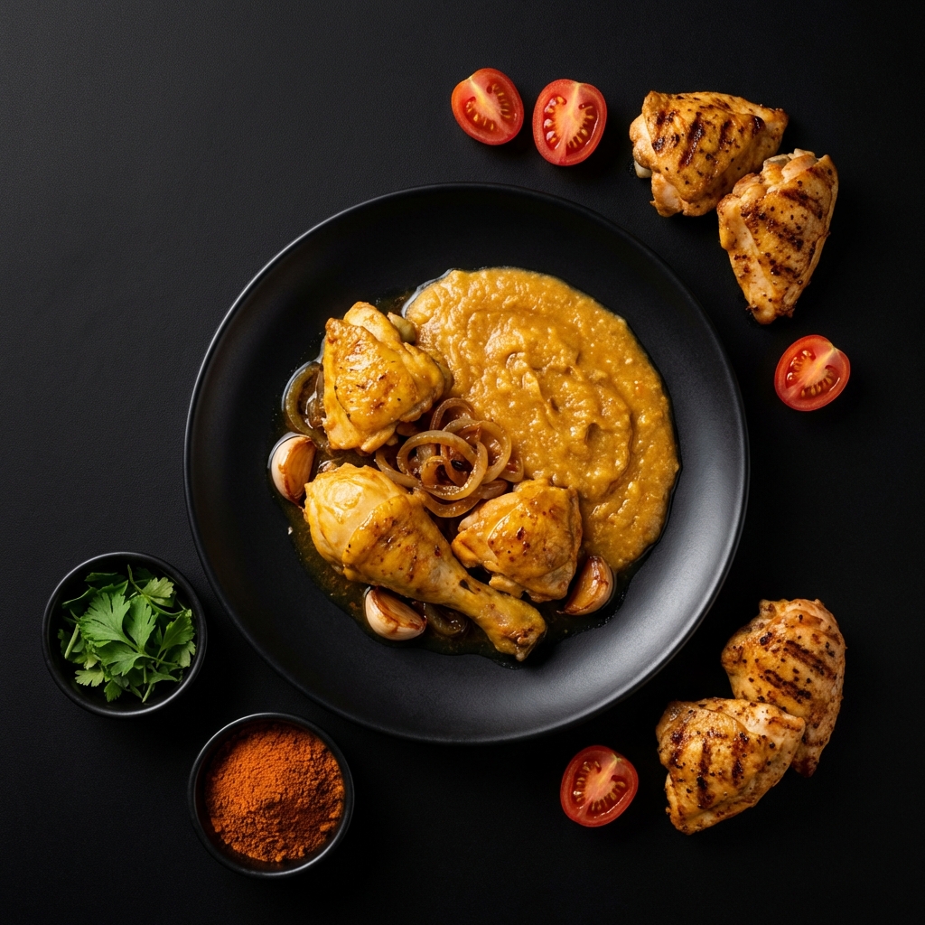 Frango Caipira com Pirao