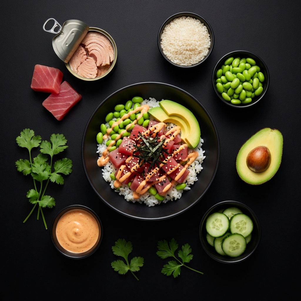 Poke de Atum com Maionese Picante