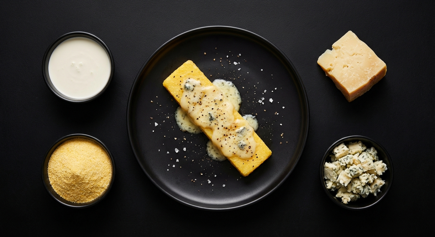 Stick de Polenta com Gorgonzola